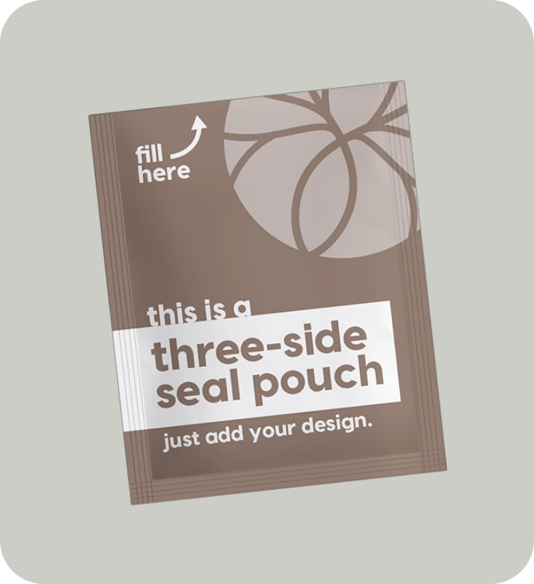 Custom 3 Side Seal Pouches