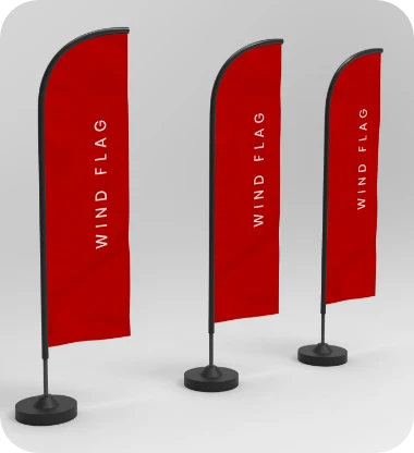 Angled Flags Banners