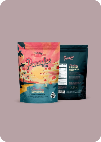 Custom CBD Gummy Mylar Bags 3