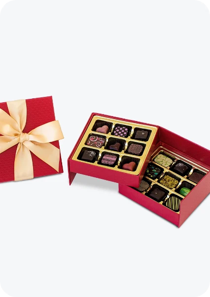 Chocolate Overlapping Lid Box 4