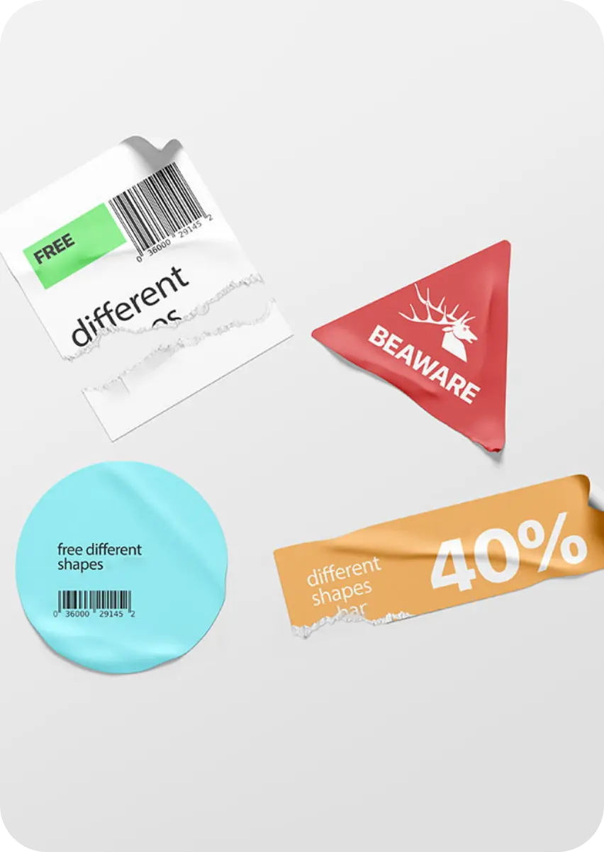 Custom shape Labels 2