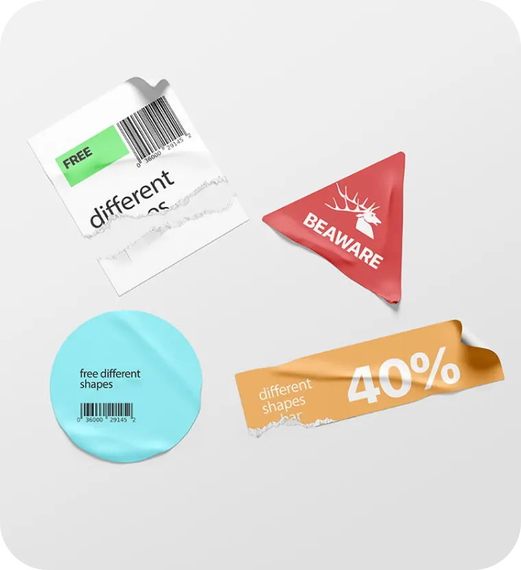 Custom shape Labels