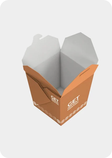 Custom Take Out Boxes with Vents 2