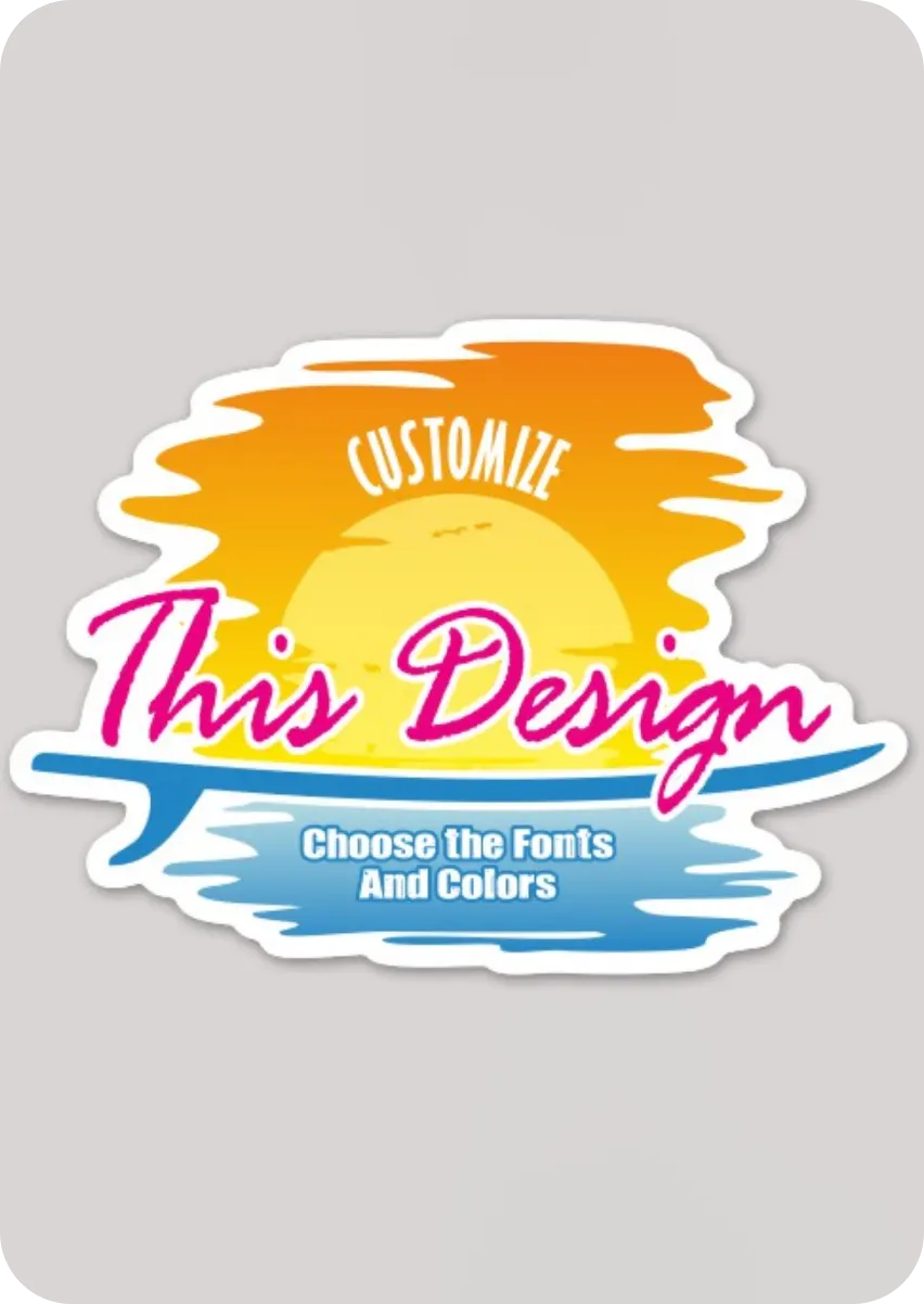 Custom Die Cut Labels 4