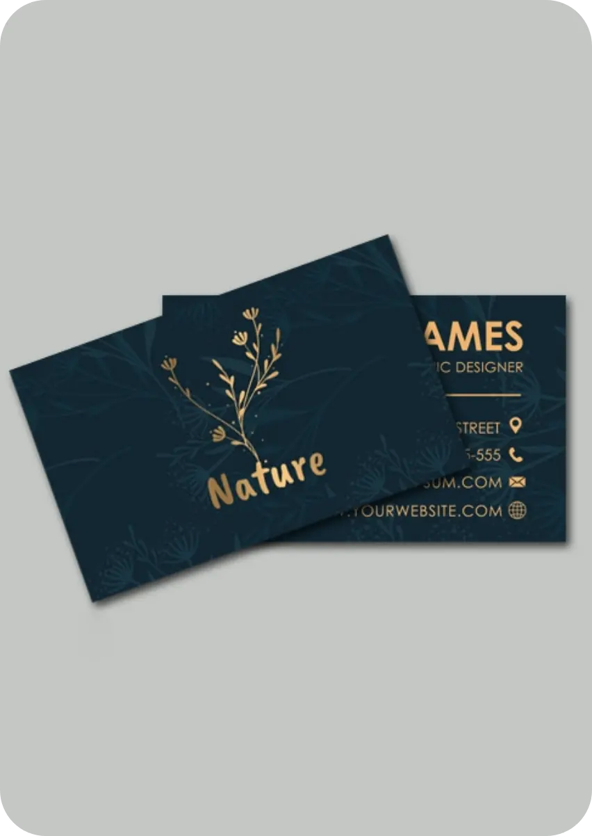 Foil Accent Business Cards 3