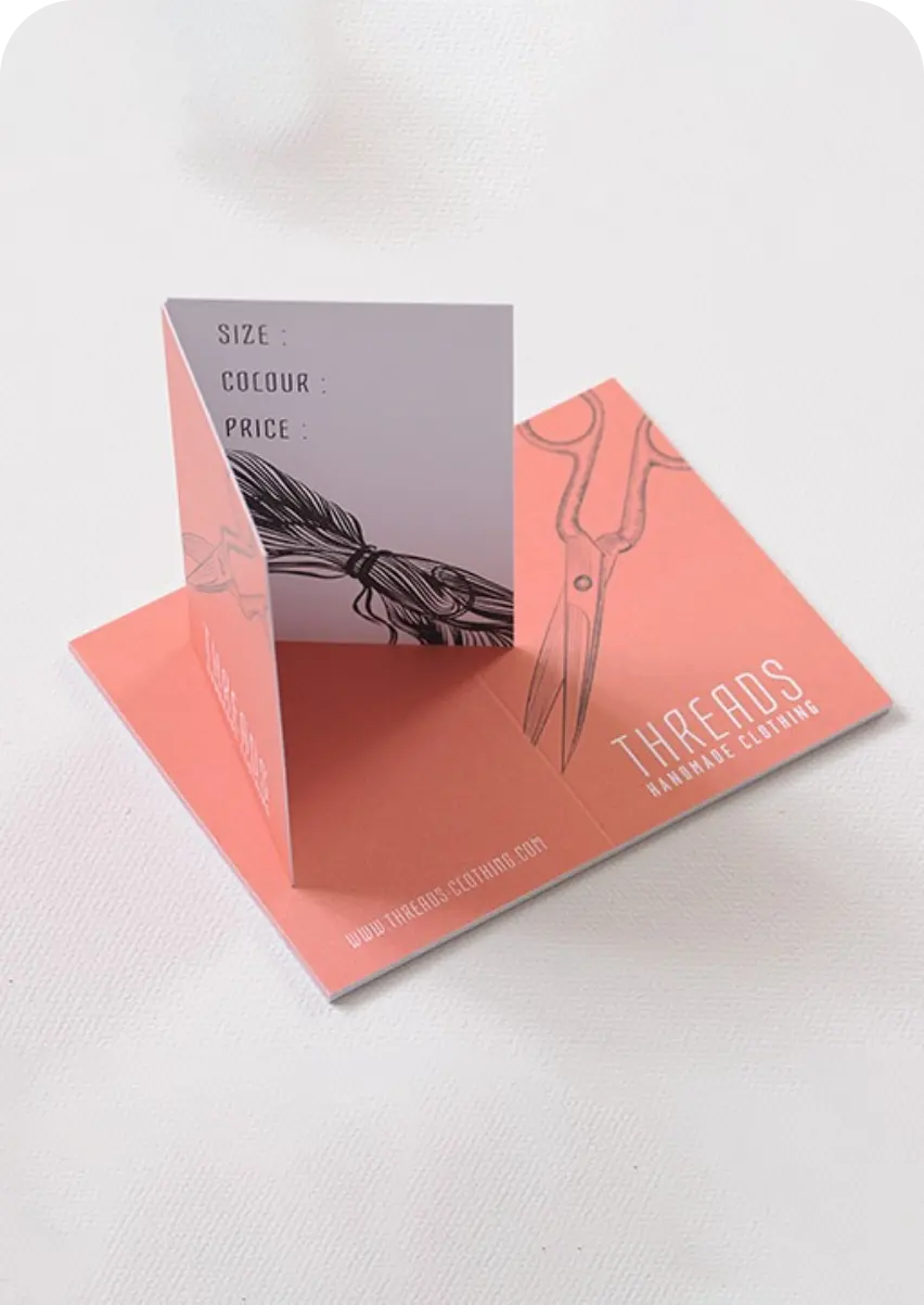 Custom Folded Business Cards 2