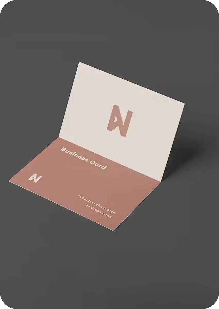 Custom Folded Business Cards 4