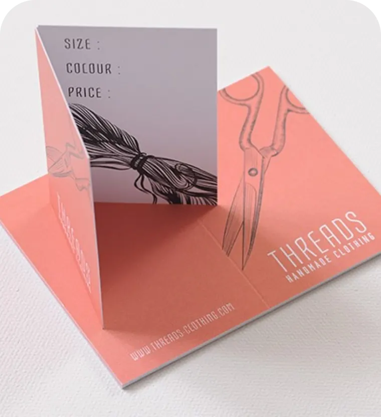 Custom Folded Business Cards