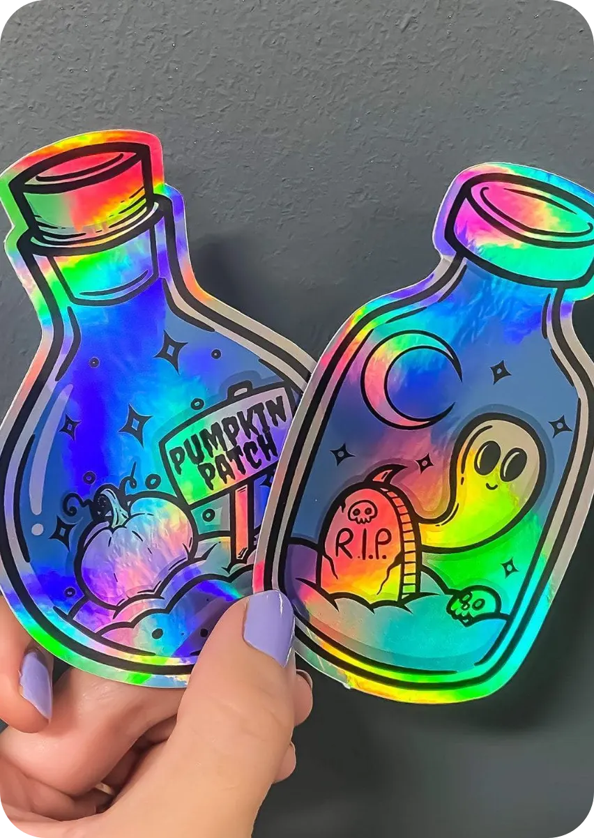 Custom Holographic Stickers 3