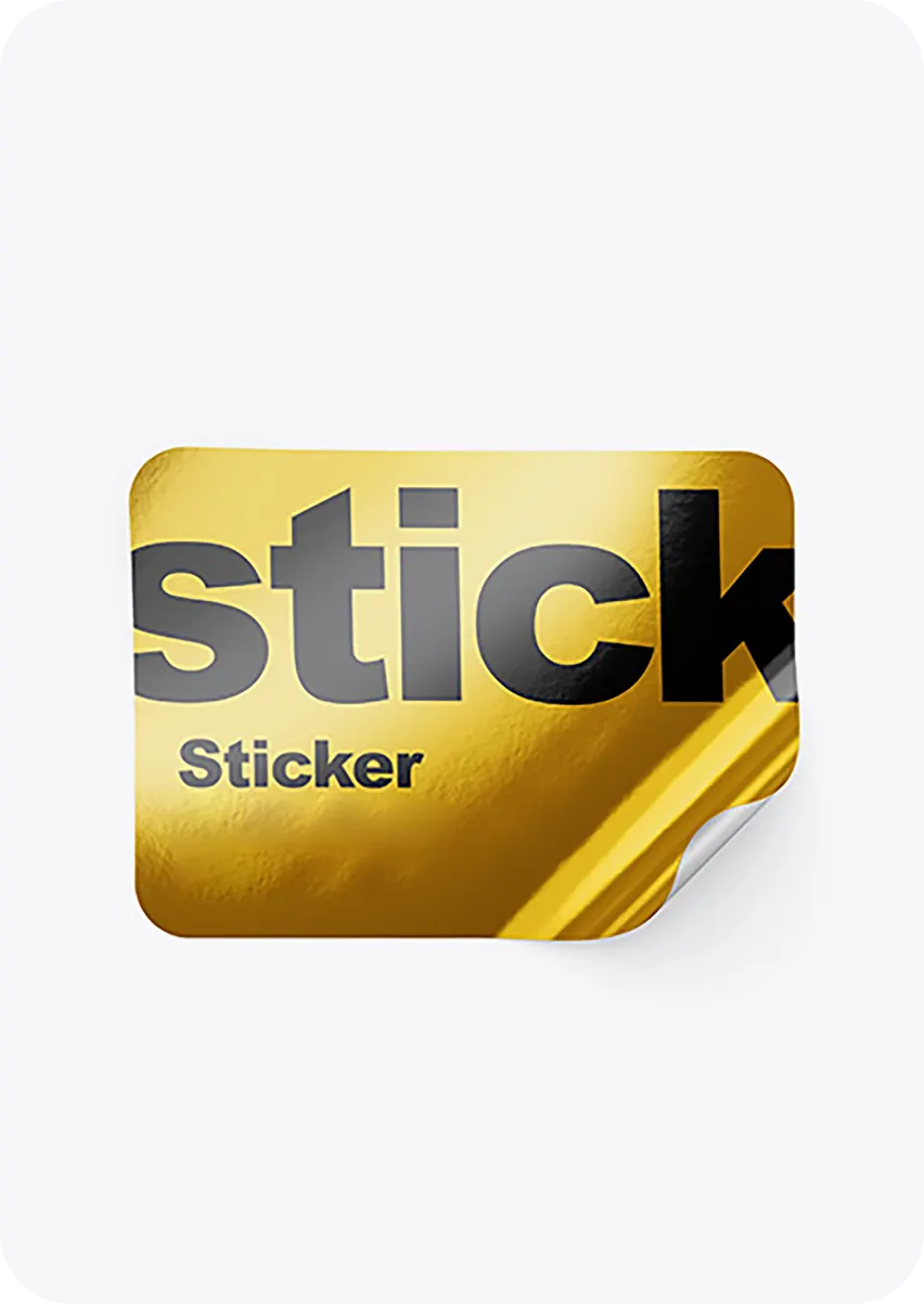 Custom Metallic Stickers 2