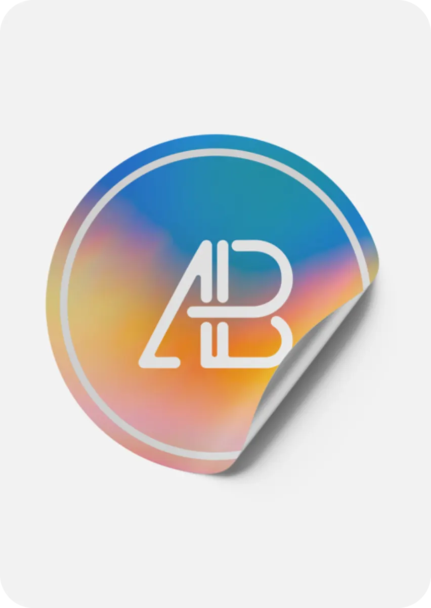 Custom Metallic Stickers 3