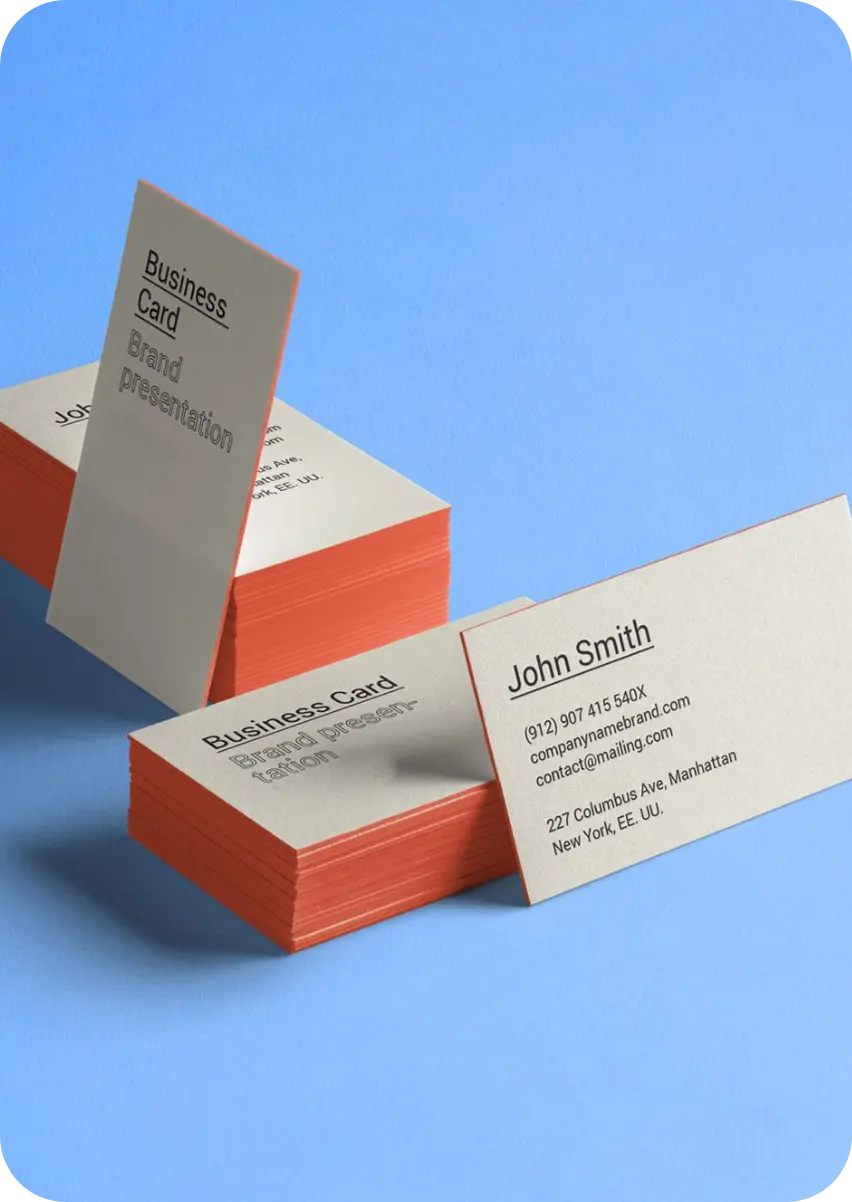 Painted Edge Business Cards 2