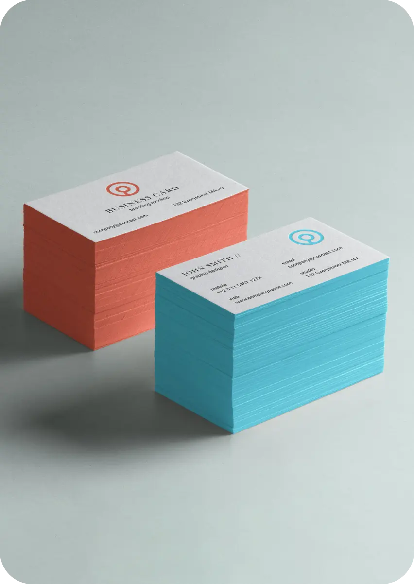 Painted Edge Business Cards 3