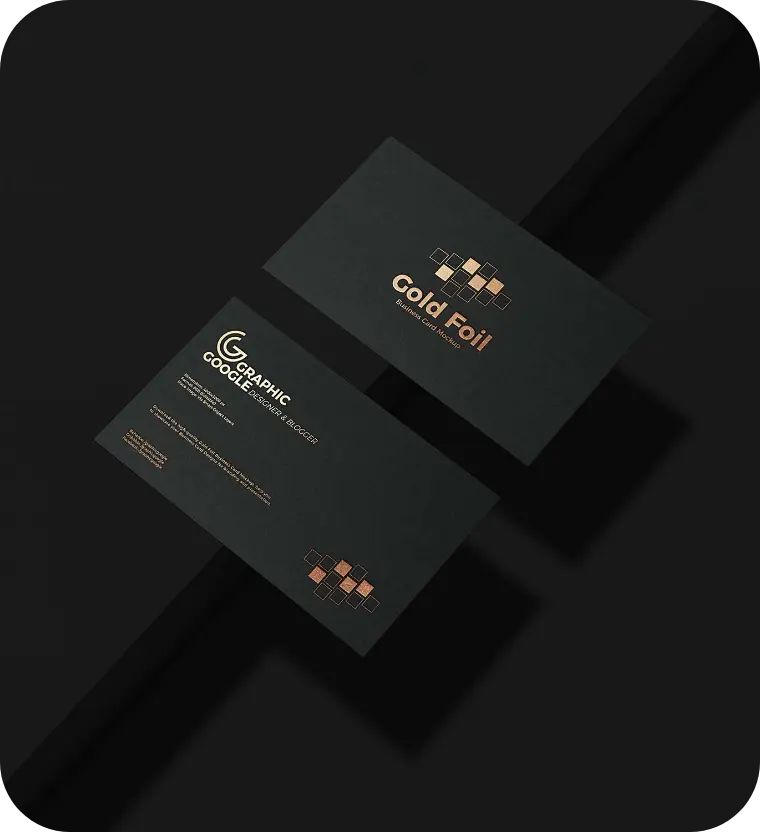 Custom Raised Foil Business Cards