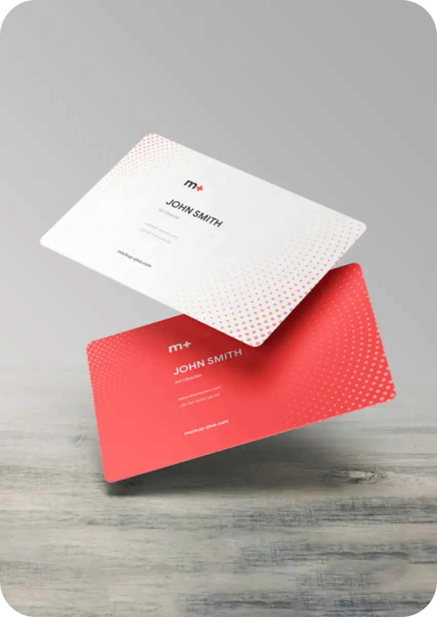Round Corner Business Card 2
