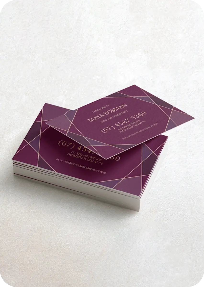 Custom Soft Touch Business Cards 2